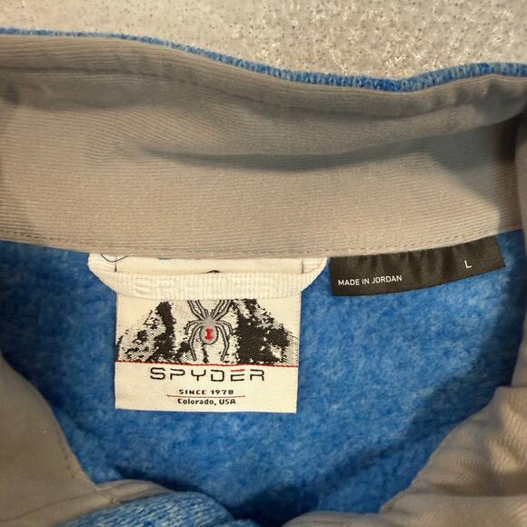 Spyder Women’s Soar Full Zip Fleece Jacket Blue Size L New With Tags - Picture 5 of 10
